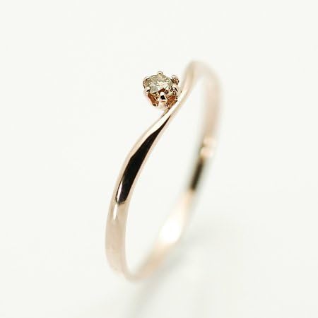 ブラウンダイヤモンドリング 10金ピンクゴールド（K10 PG） (0) ピンク